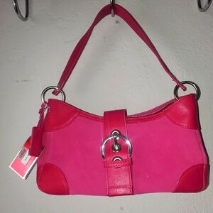 suede and faux leather purses